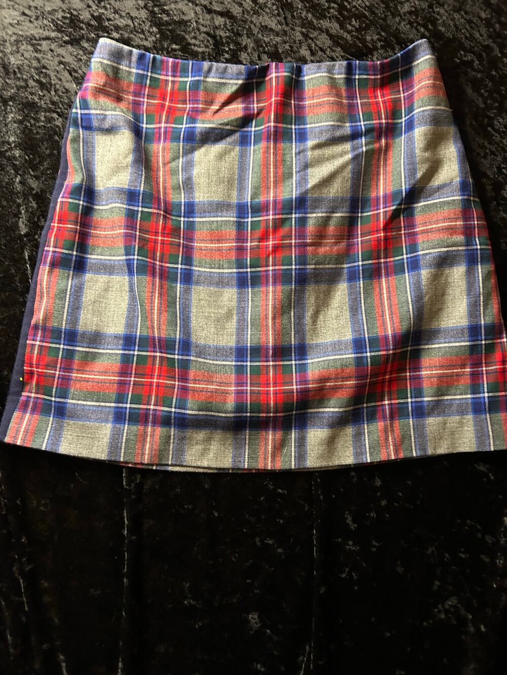 Vineyard Vines Plaid Wool Mini Skirt Women’s Size 2 Lined Preppy Academia